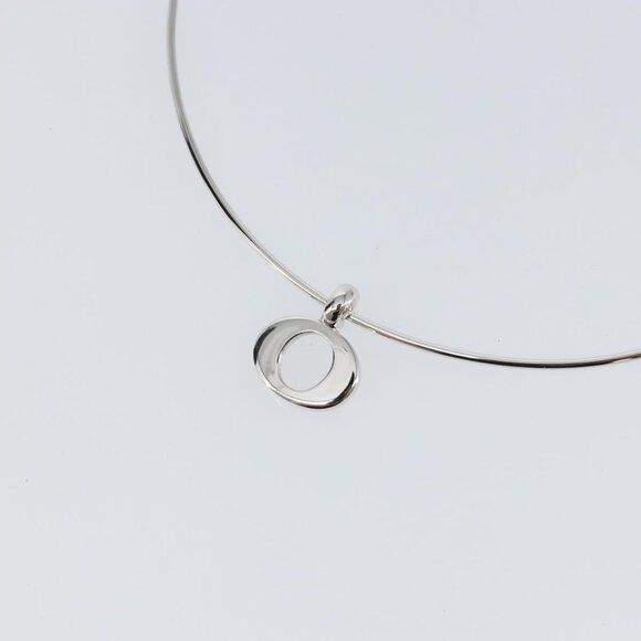 Christian Dior Choker metal Silver Auth - Picture 7 of 9